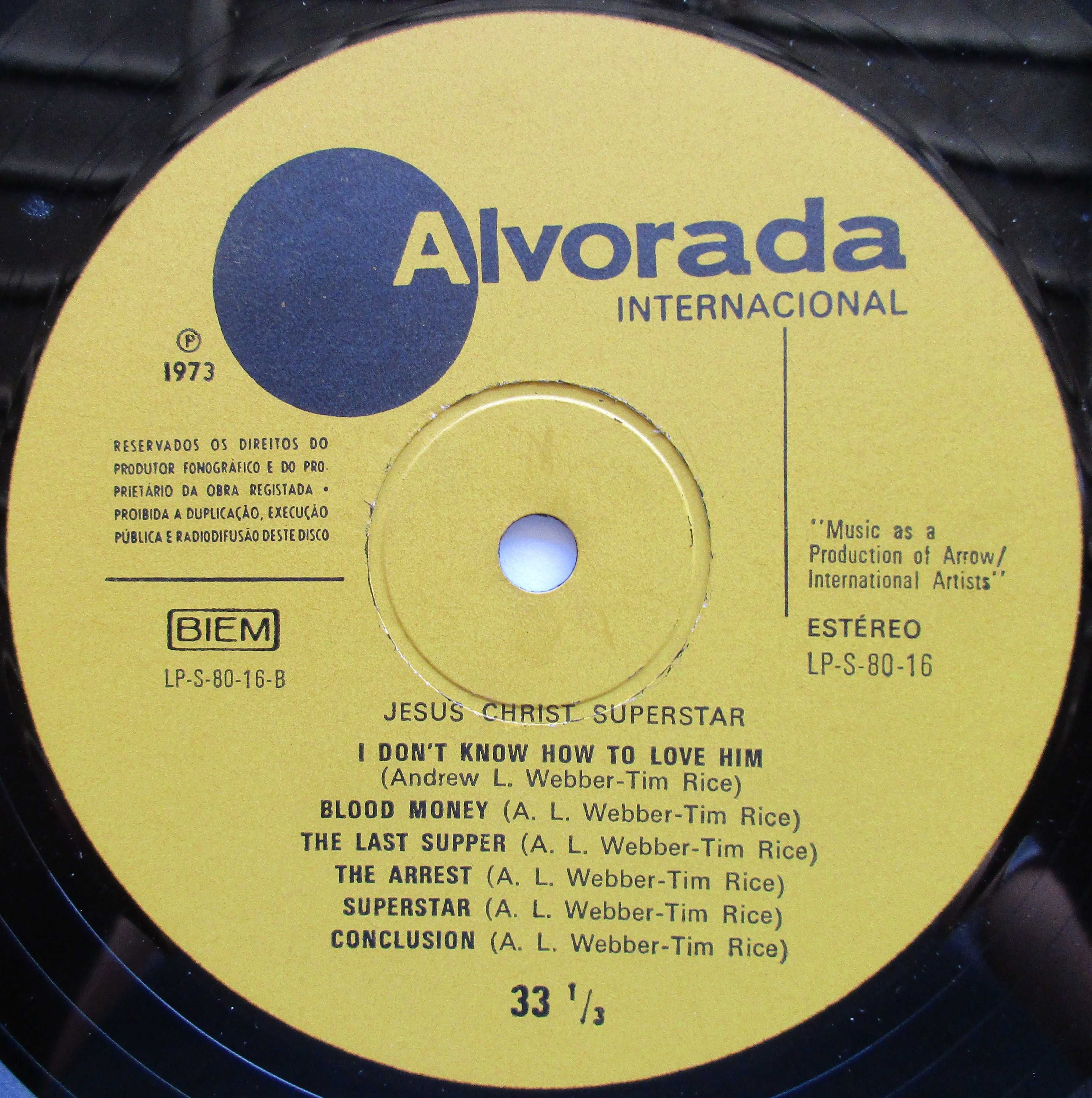 Jesus Christ Superstar - - - - - Vários - - - - - LP