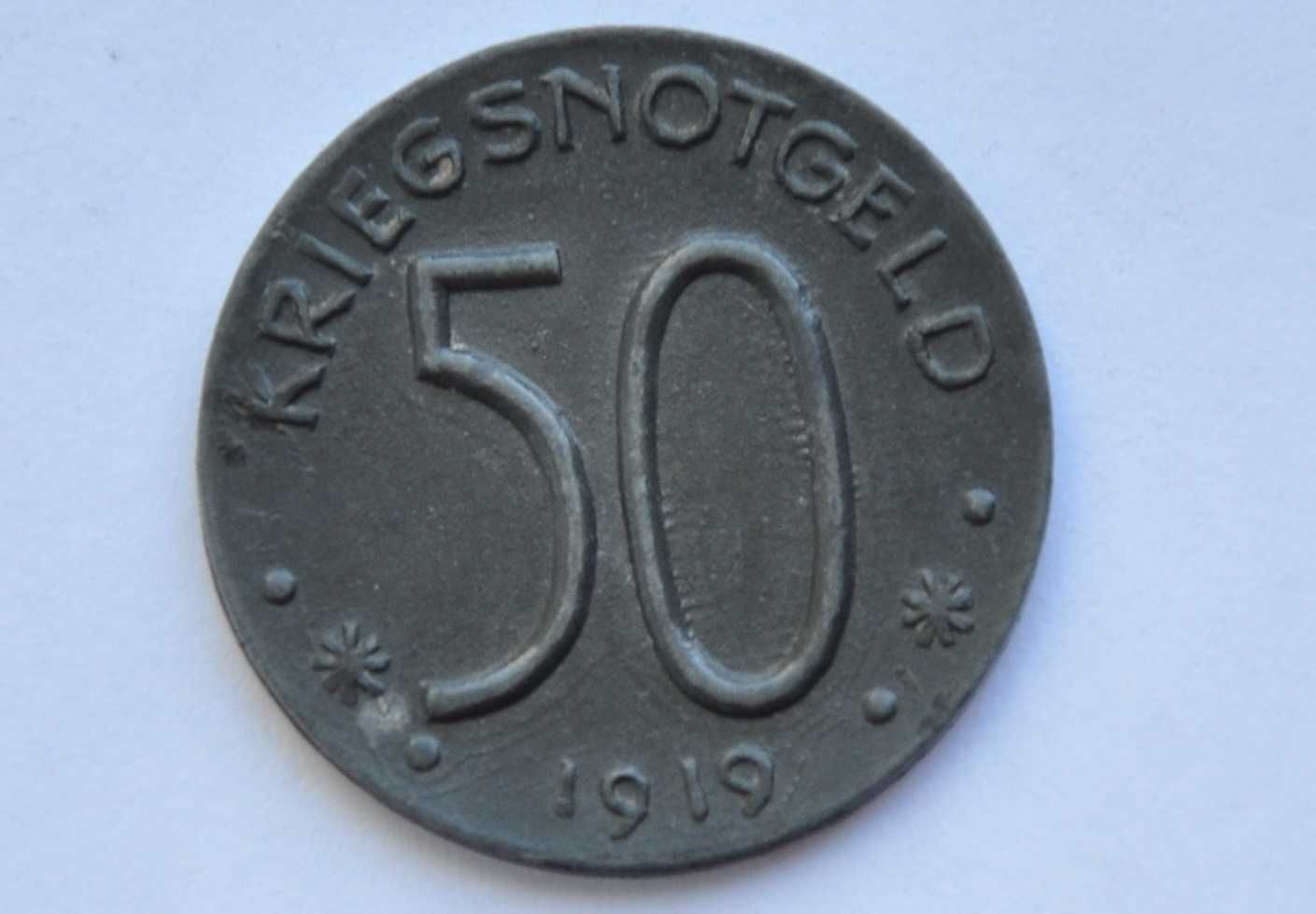 Niemcy.50 pfennig 1919-Hersfeld