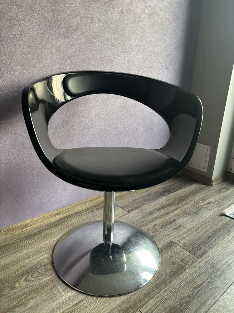 Designerski Fotel Obrotowy Czarny