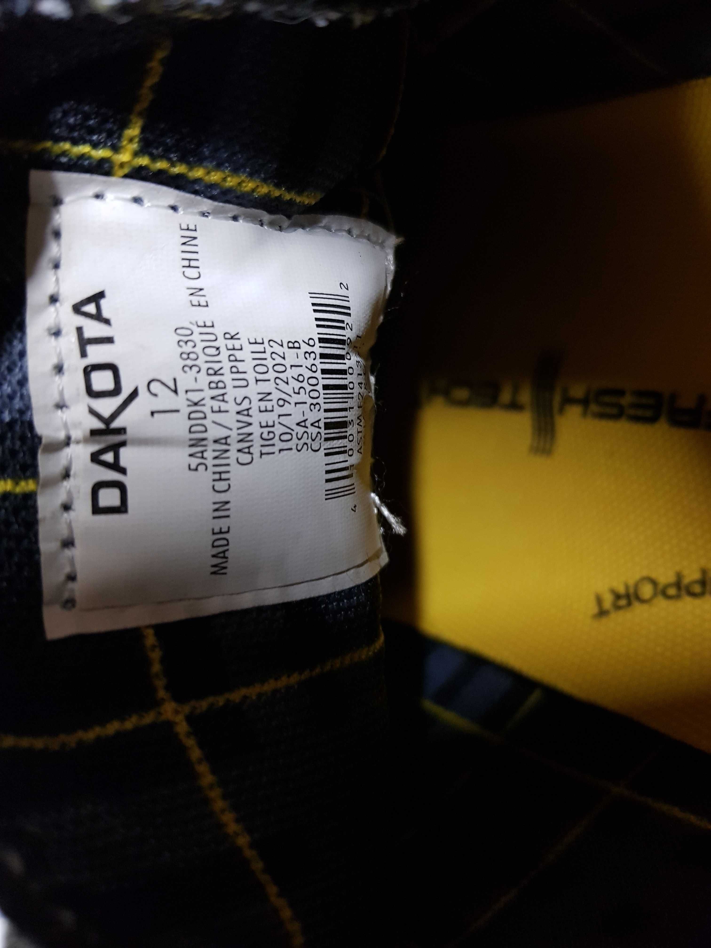 Buty robocze DAKOTA rozm 45 wkł 31 cm S3