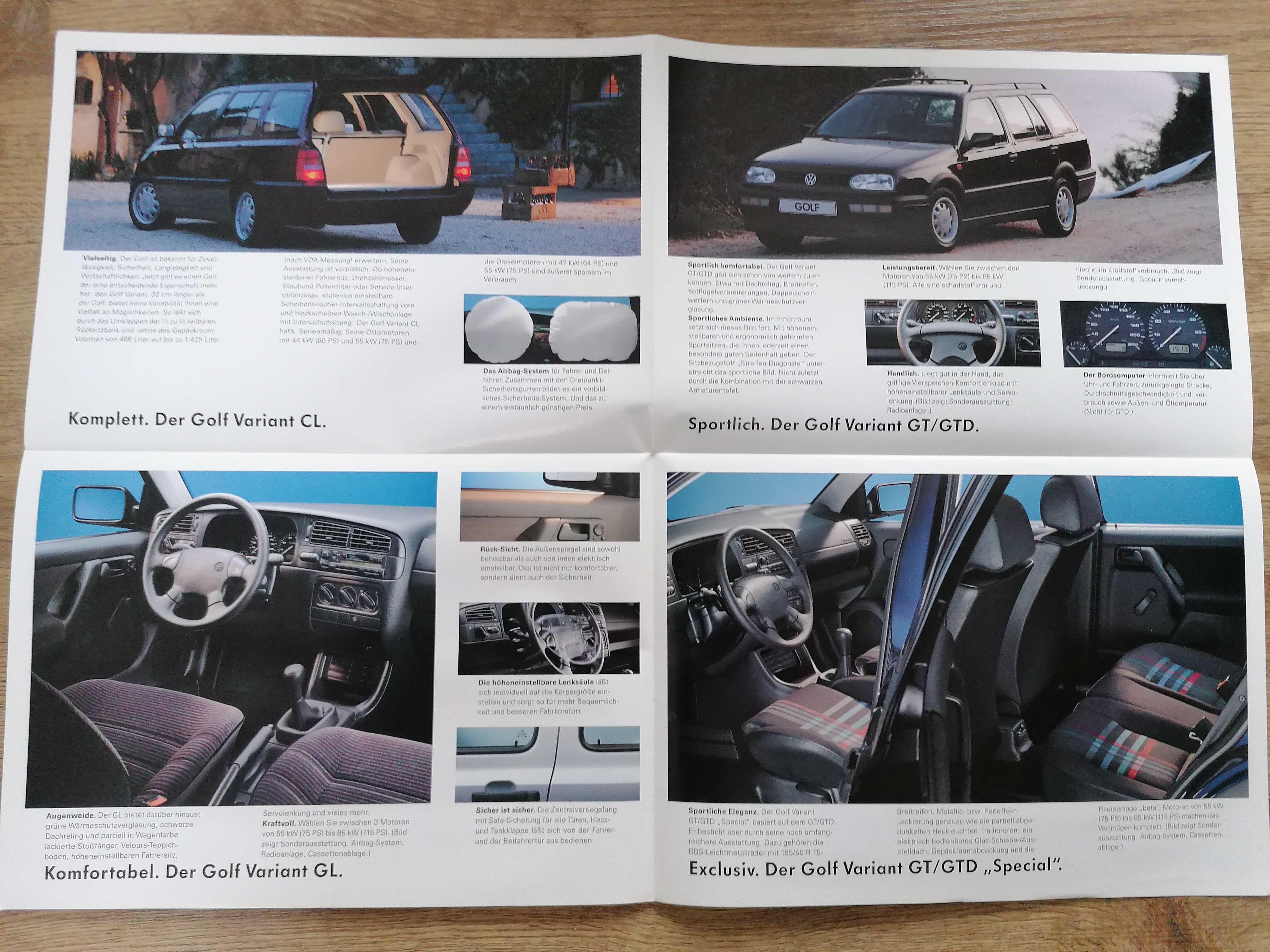 Plakat VW Golf III Variant