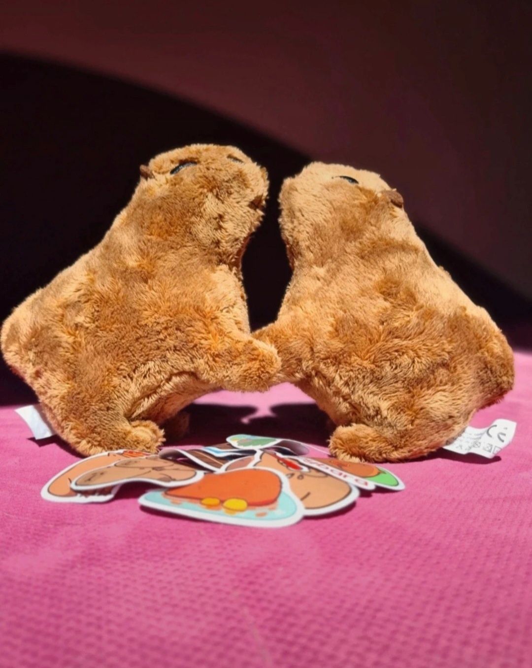 Dwie kapibary kapibara zestaw 2x 18cm 18 cm pluszak maskotka