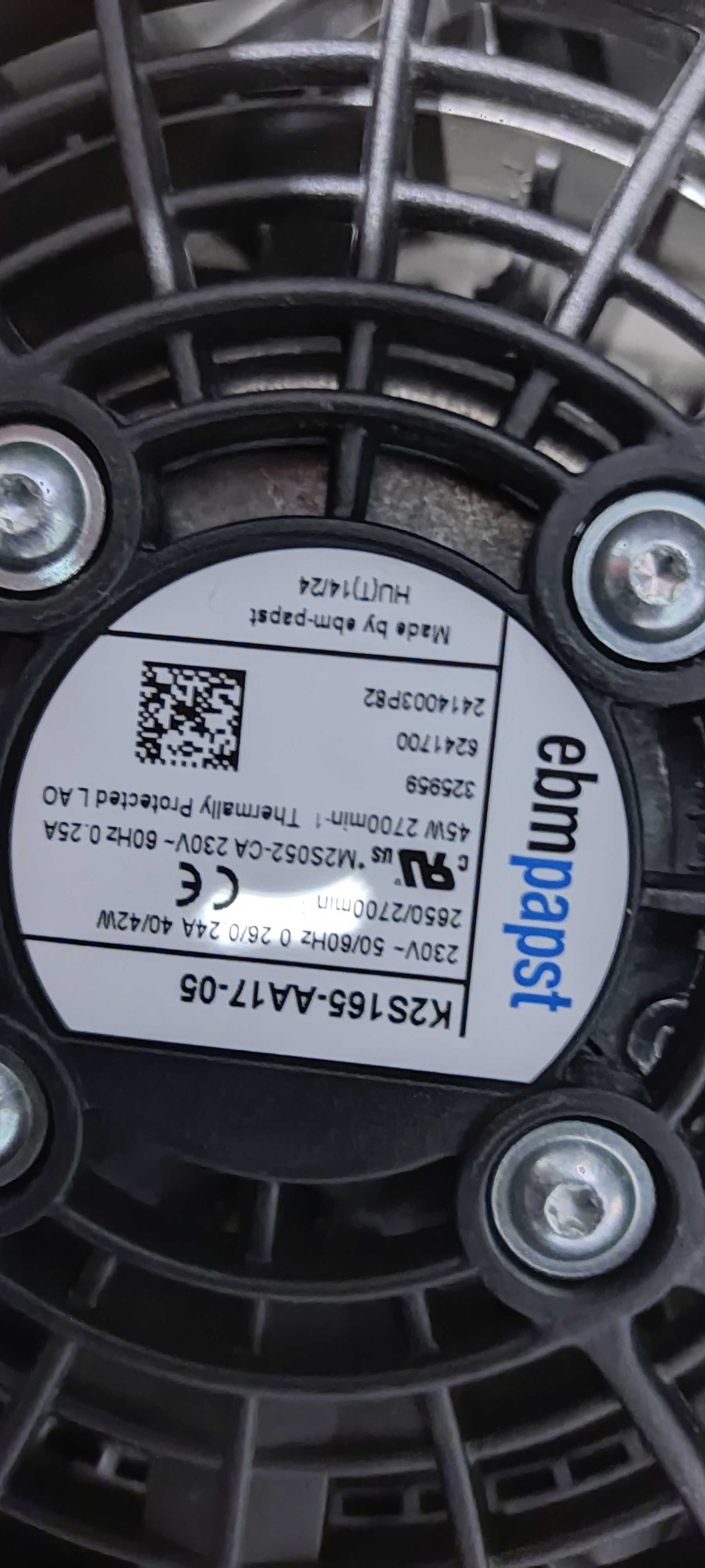 Wentylator osiowy EBM Papst K2S165  230 V