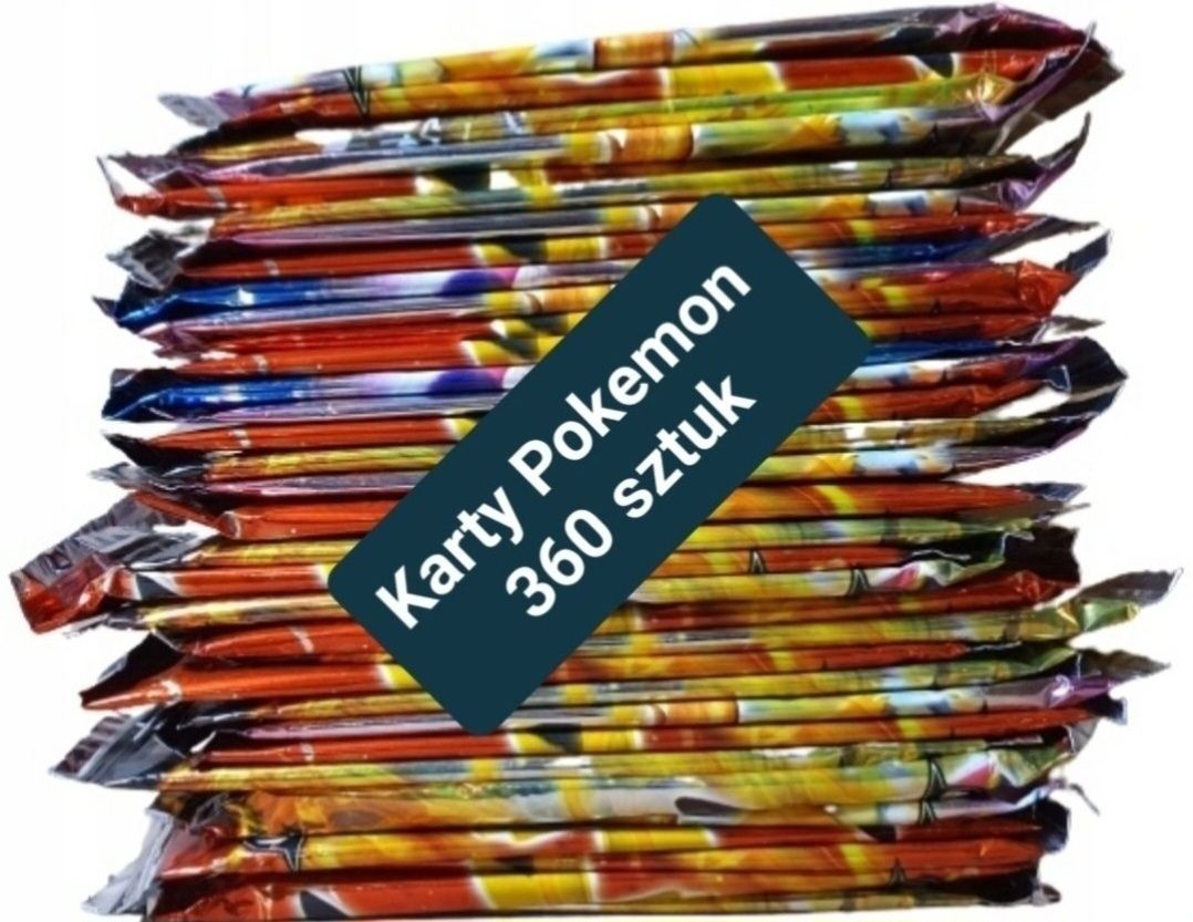 KARTY POKEMON BOX 360 sztuk całe opakowanie