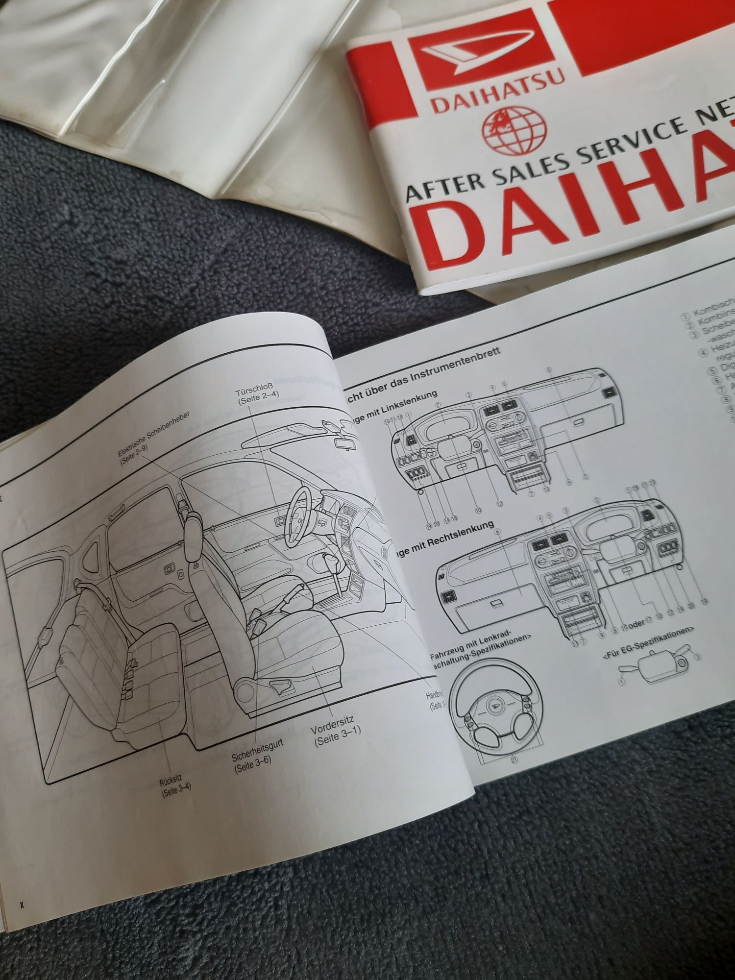 Instrukcja obsługi Daihatsu Sirion 2000