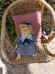 Boneca em porcelana vintage