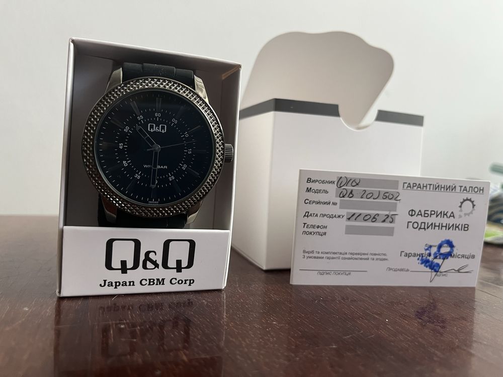 Годинник наручний чоловічий новий Q&Q QB20J502Y