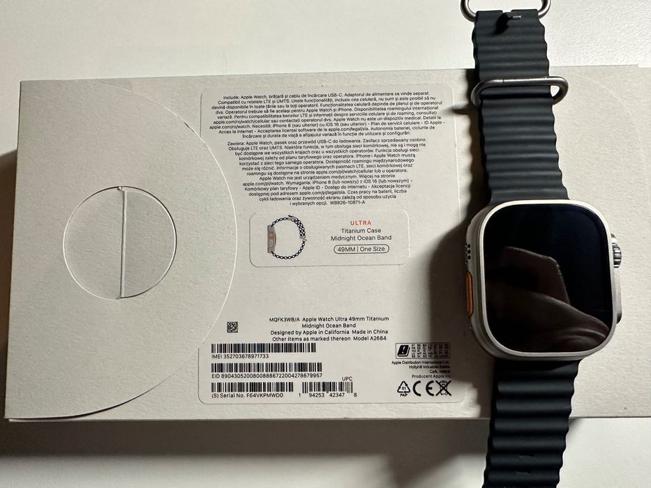 Smartwatch Apple Watch Ultra czarny