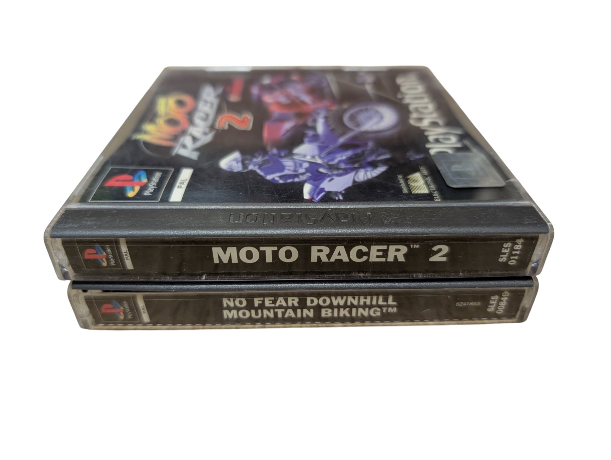 Zestaw gier PSX PS1 gry Moto Racer 2 No Fear Downhill Mountain Biking