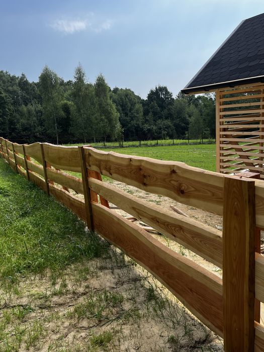 Ogrodzenie ranczo deska oflis szlifowane heblowane