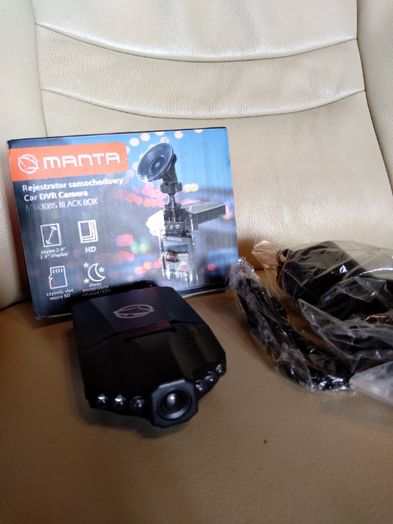 Rejestrator samochodowy Manta MM 308S DVR NOWY+GRATIS 32GB