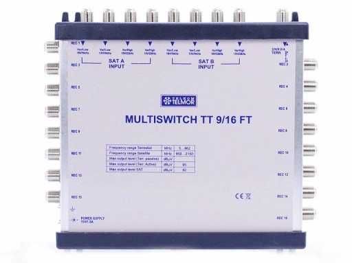 Multiswitch Telmor TT 9/16 FT końcowy