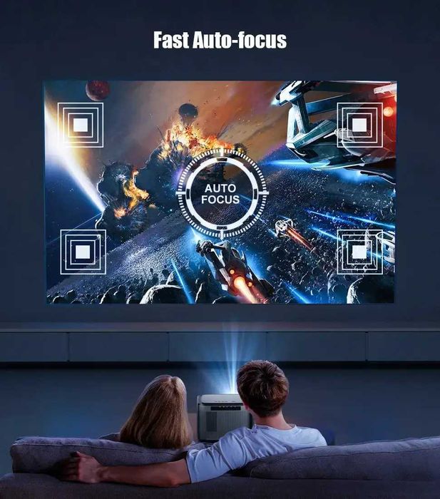 Проектор BYINTEK X25 Full HD Сучасний LED для кіно, навчання