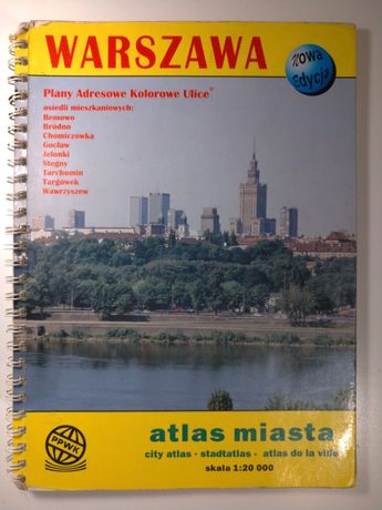 Przewodnik Warszawa atlas miasta