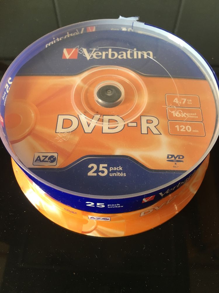 Dvd-r cake 25 dvd virgens