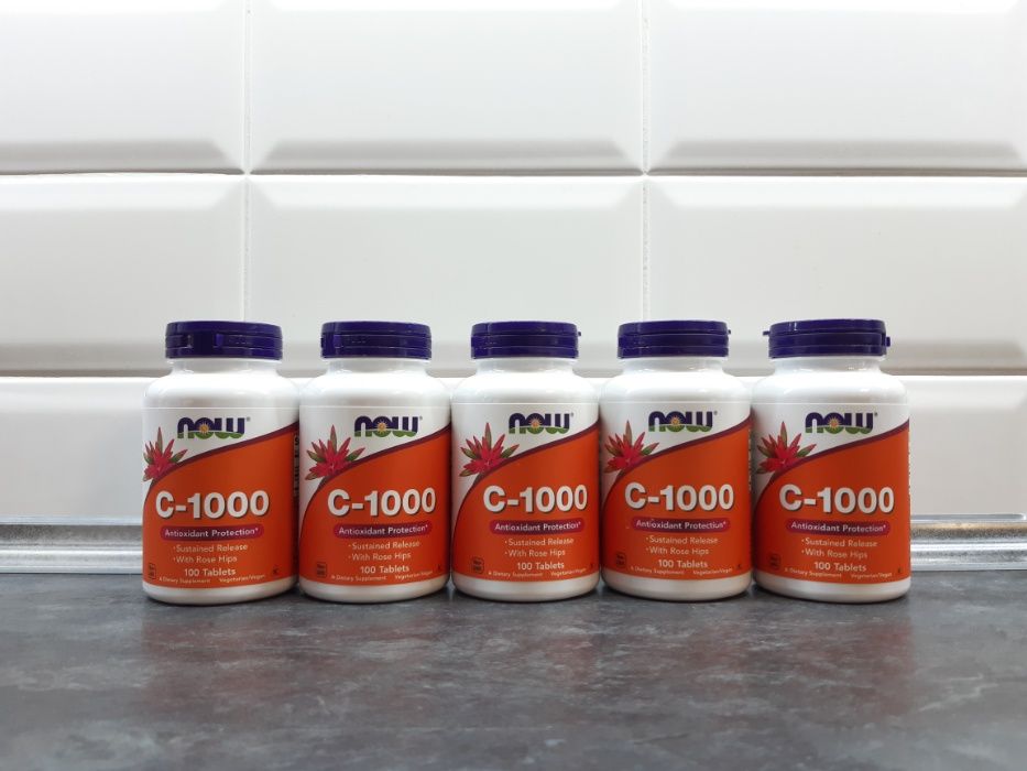 Now Foods, C-1000 (100 таб.), vitamin C, вітамін С-1000, витамин С