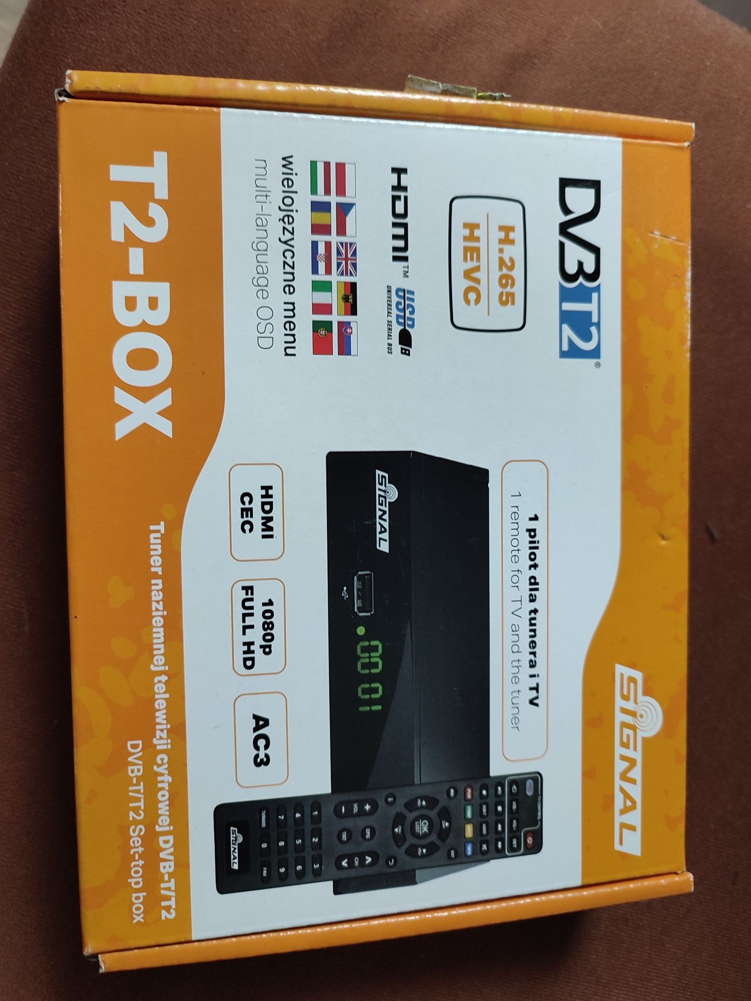 Tuner telewizji cyfrowej NOWY DVB-T