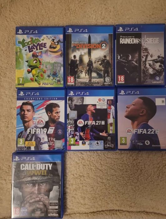 Zestaw 7 gier ps4