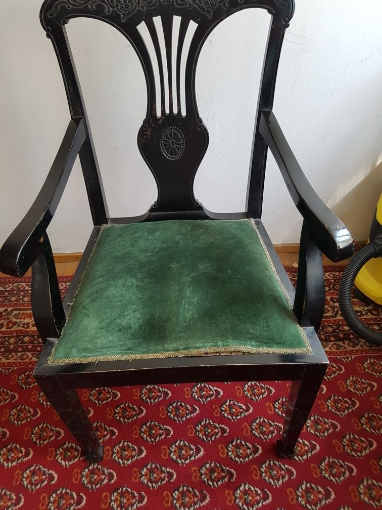 Krzesło stylowe do renowacji, drewno