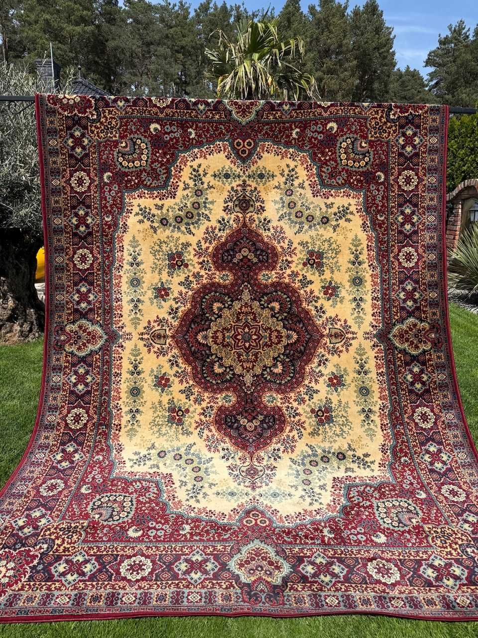 Wełniany dywan wzór perski od Kirman Super 350x250 galeria 6 tys