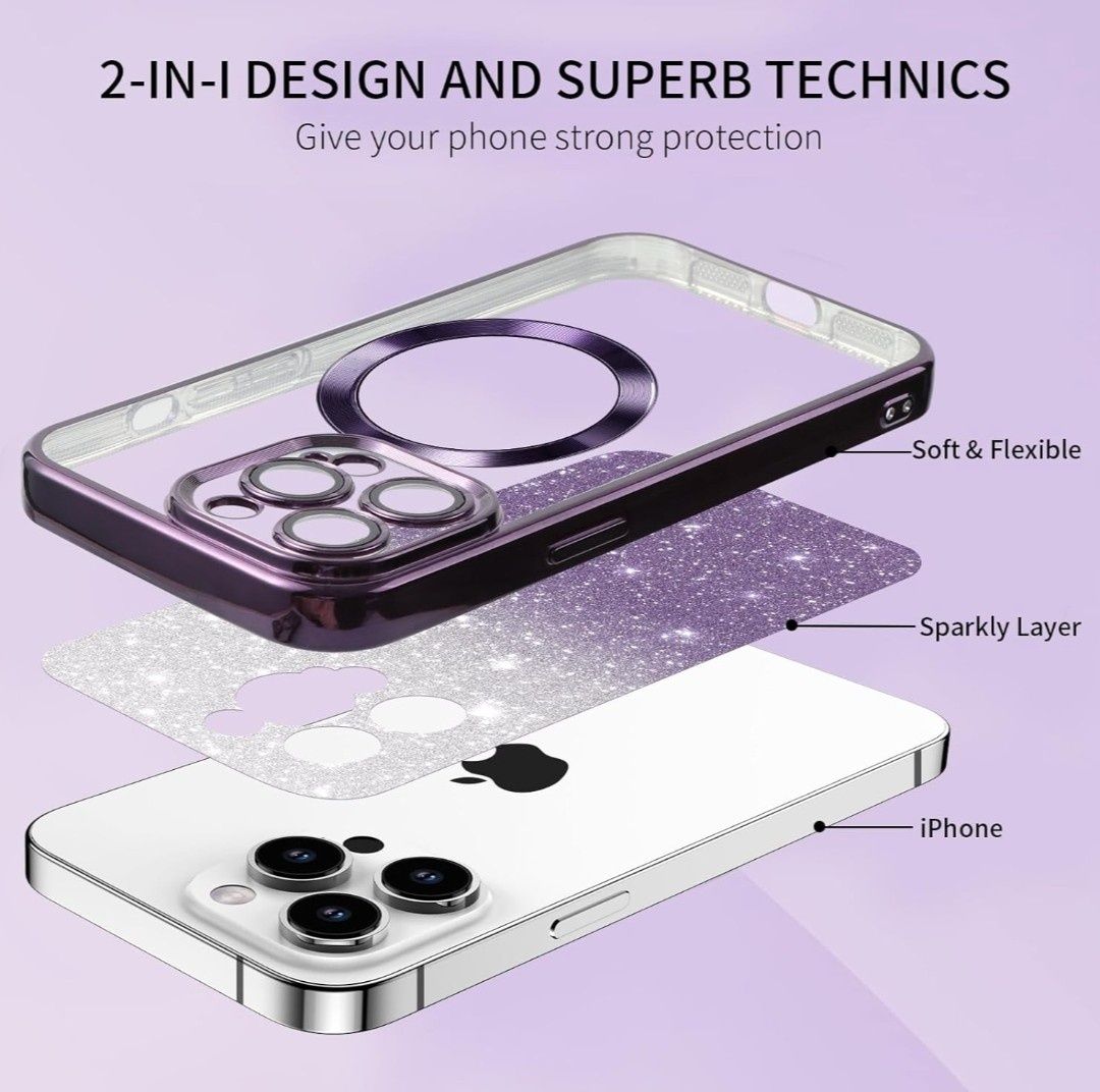 Magnetyczne etui do iPhone'a 14 Pro Max 6,7" [kompatybilne z MagSafe]