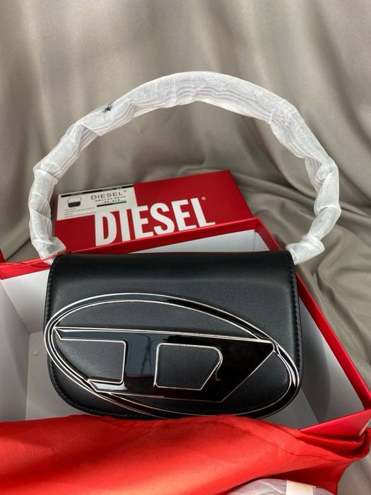 РОЗПРОДАЖ Сумочки Diesel Black 1DR Eco-leather