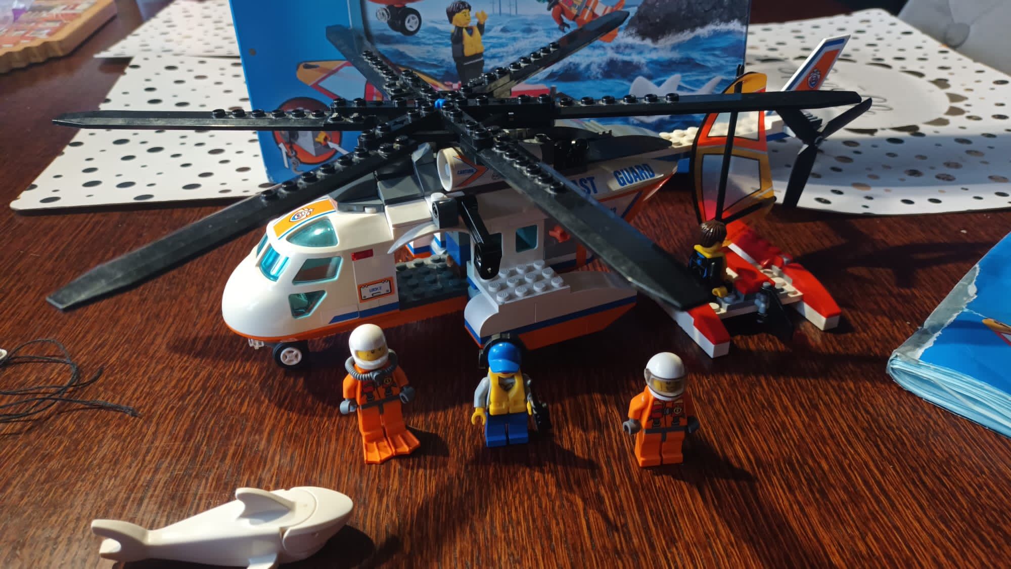 Klocki Lego City 60013 Helikopter straży przybrzeżnej