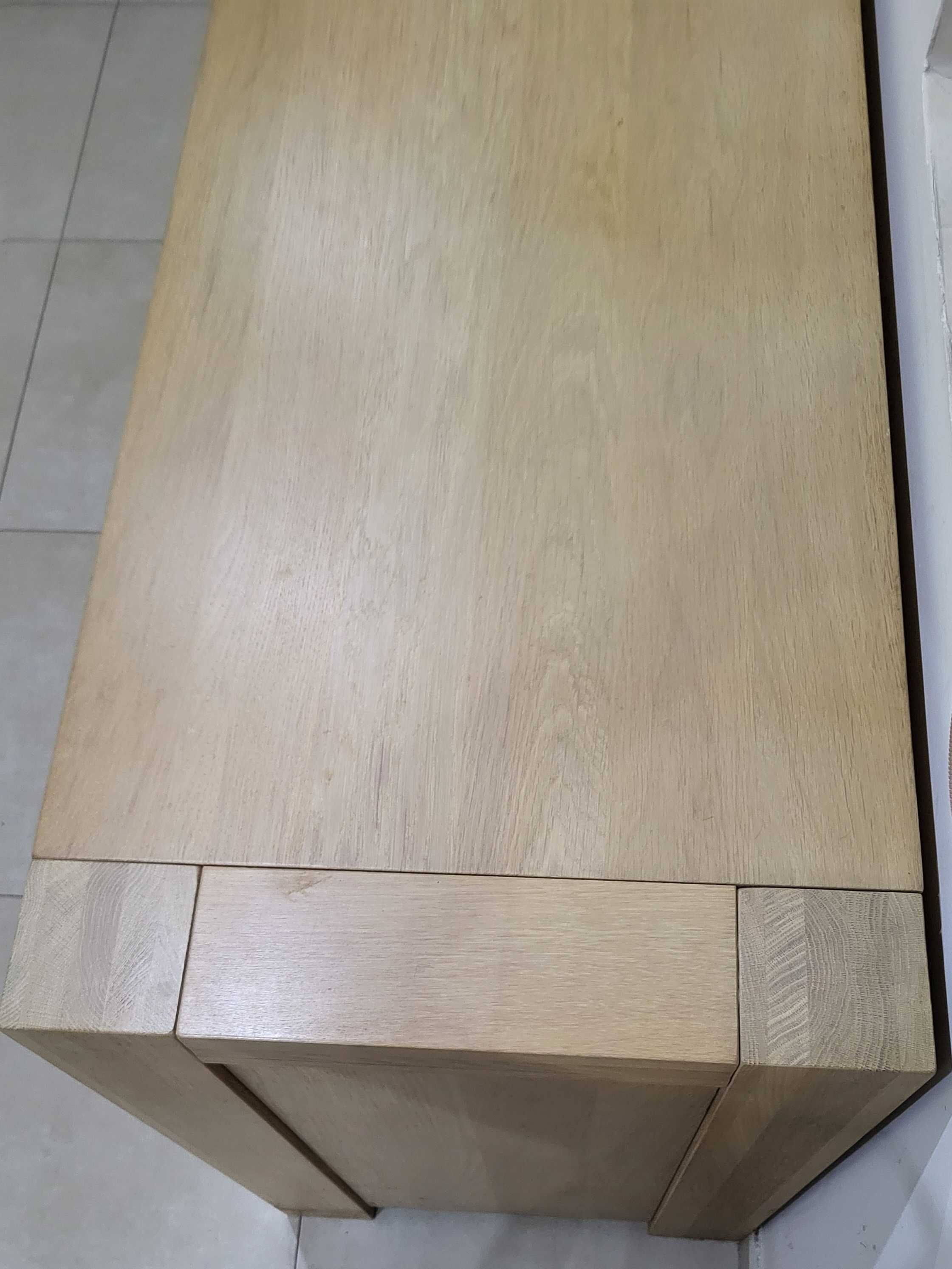 Komoda drewniana dębowa 200 cm