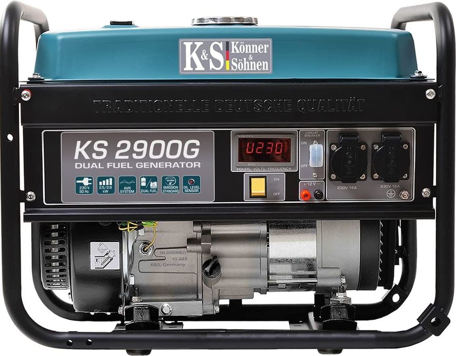 Новий генератор Konner & Sohnen KS 2900G газ/бензин