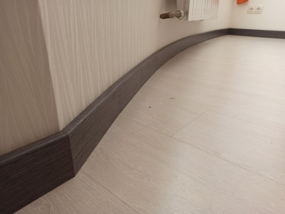 Установка Плинтусов МДФ. Дюрополимерный. Укладка  напольных покрытий!