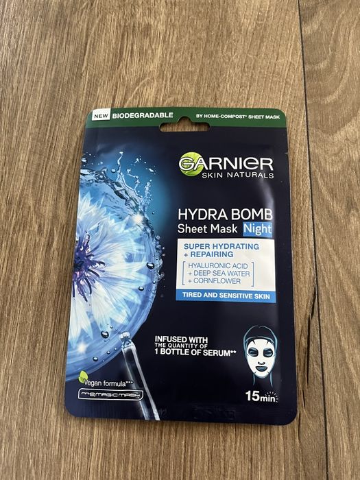 Maseczki w płachcie garnier