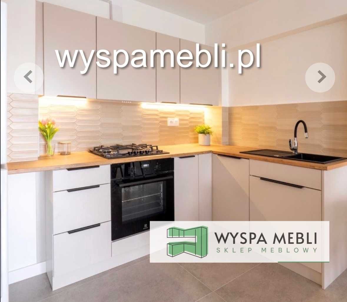 NOWA kuchnia meble kuchenne 310+180cm zestaw mebli kaszmir dostawa 0zł