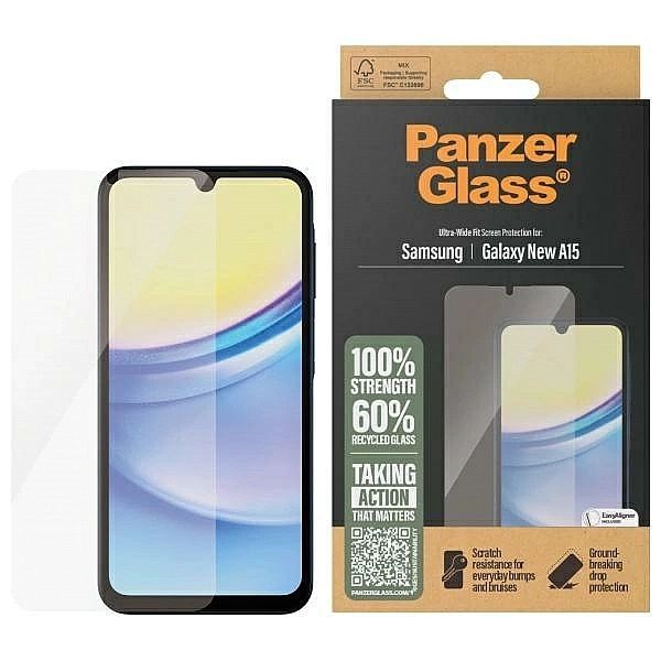 Szkło hartowane PanzerGlass Screen Protection Ultra-Wide Fit na Samsun