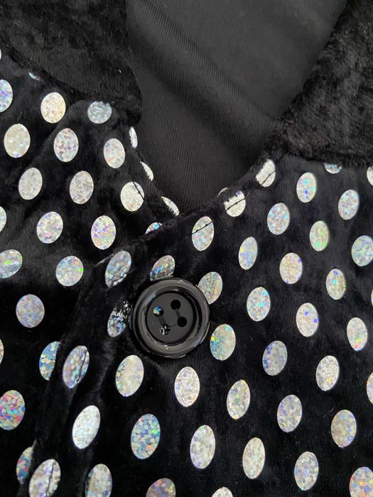 Der karnevalswierts rozm 60 kamizelka  czarna cekiny klaun clown