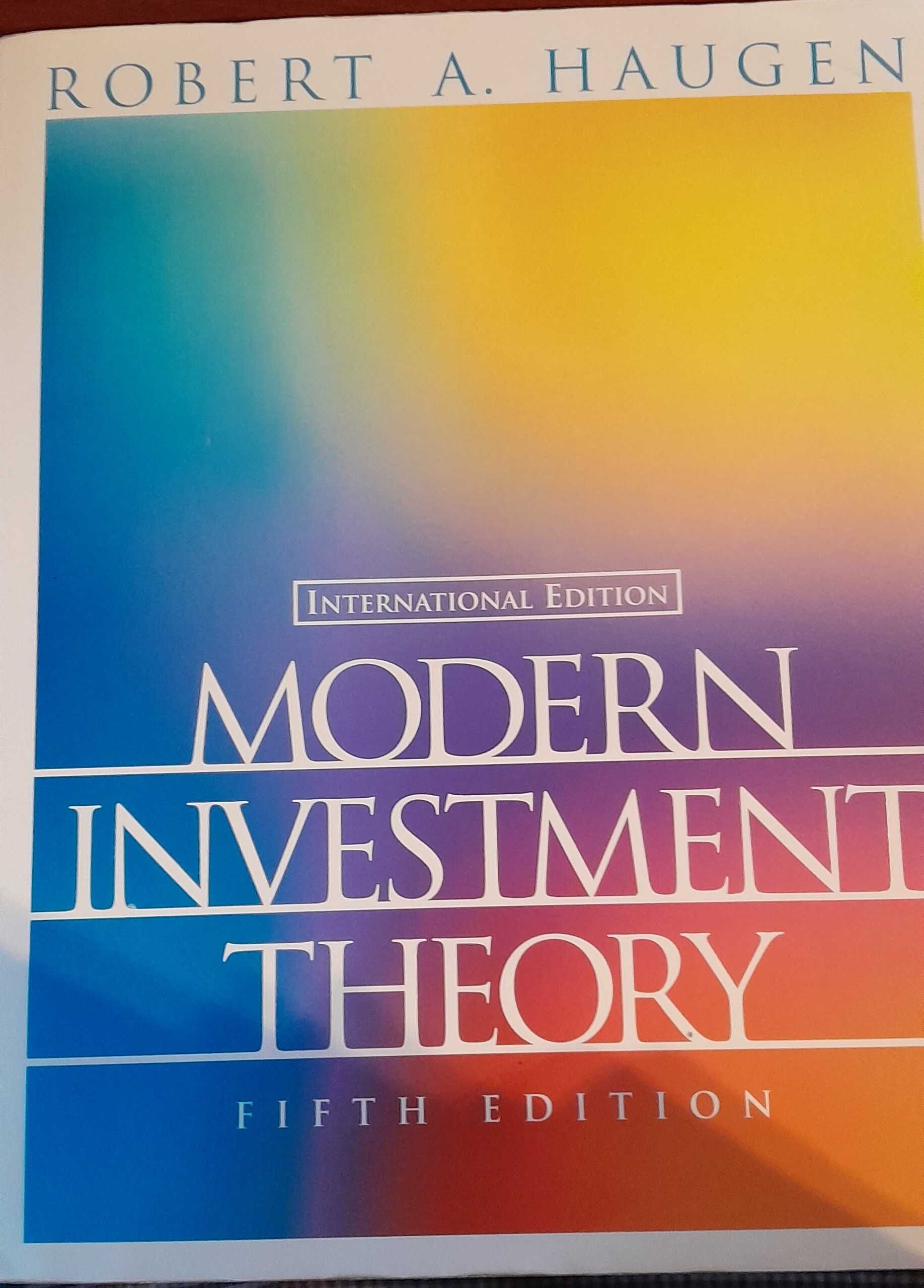 Modern investment theory de Robert A. Haugen
