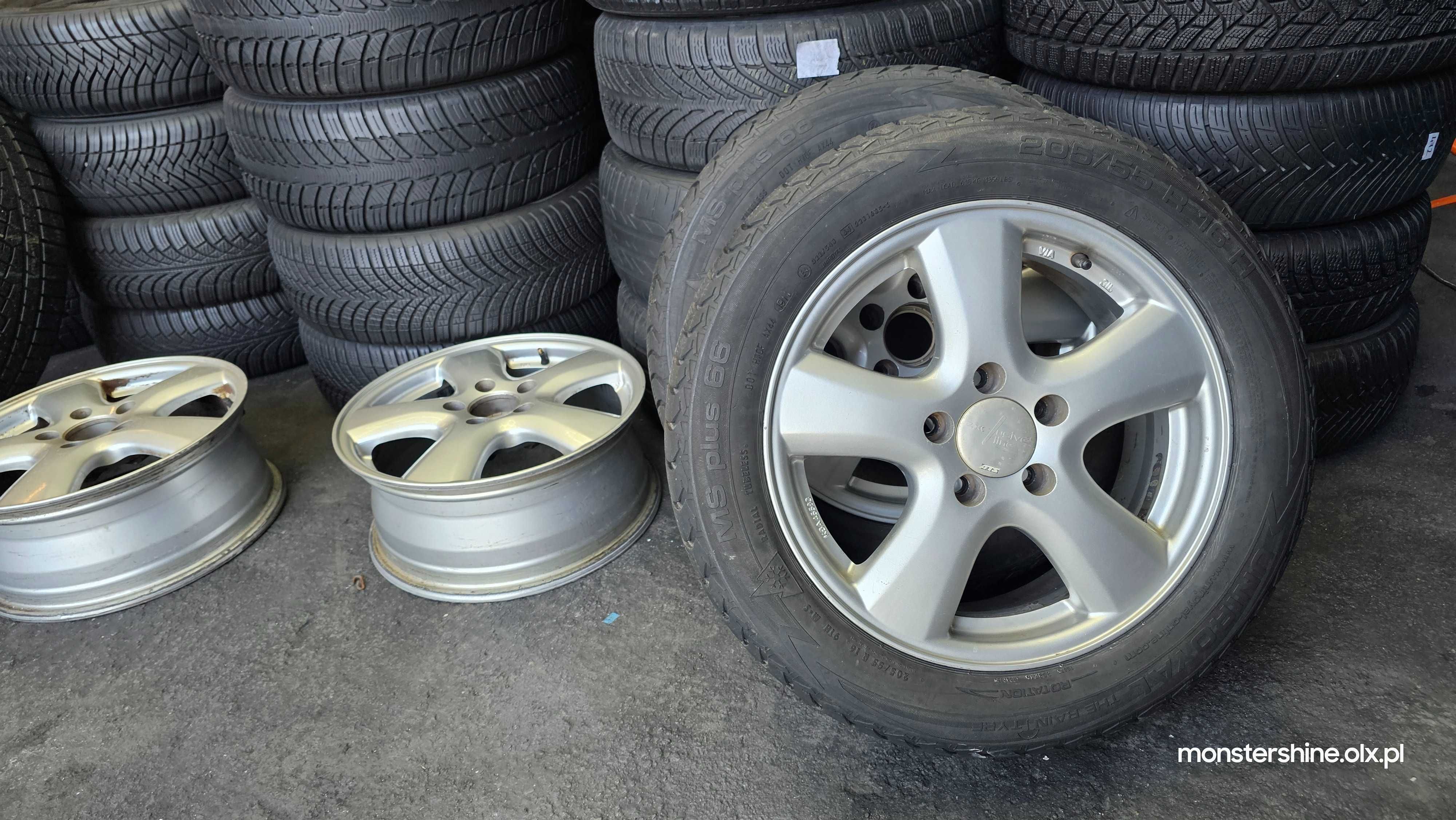 Alufelgi ATS 5x112/16 Audi/Mercedes/Skoda Uniroyal 205/55/16 - zamiana