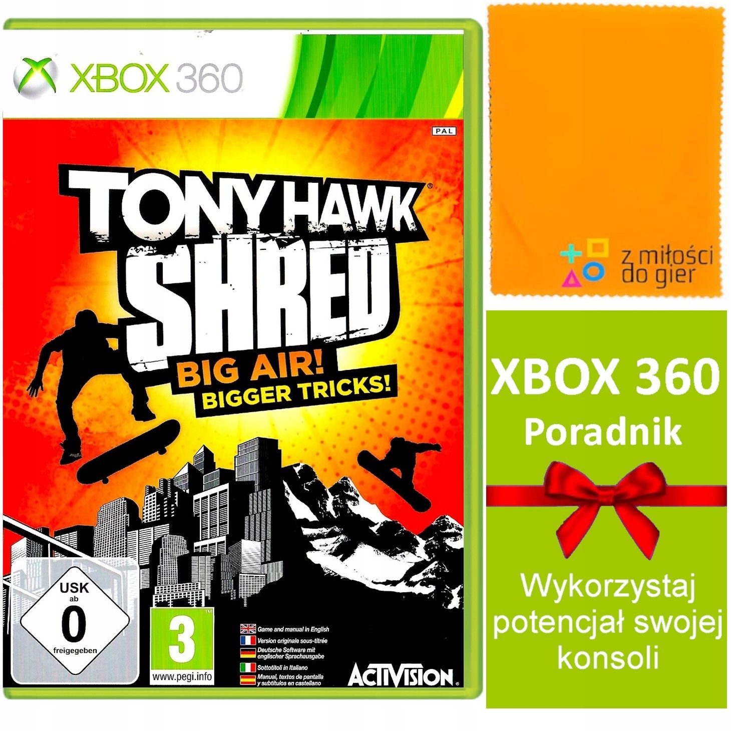 Xbox 360 Tony Hawk Shred szybka wysyłka