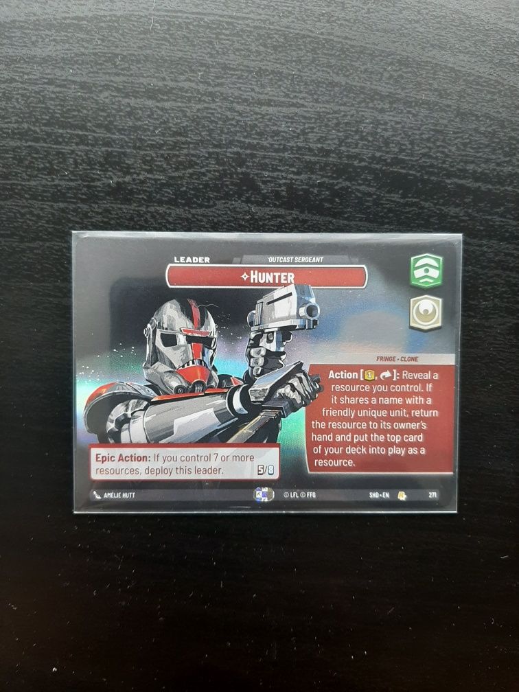 Star Wars Ulimited Hunter, Outcast Sergeant SHOWCASE