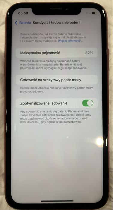 Iphone XR Red 64gb bez blokad sprawny