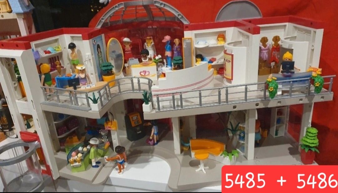 Playmobil Galeria handlowa butik 5485 i 5486. Unikat 100% komplet + Gr