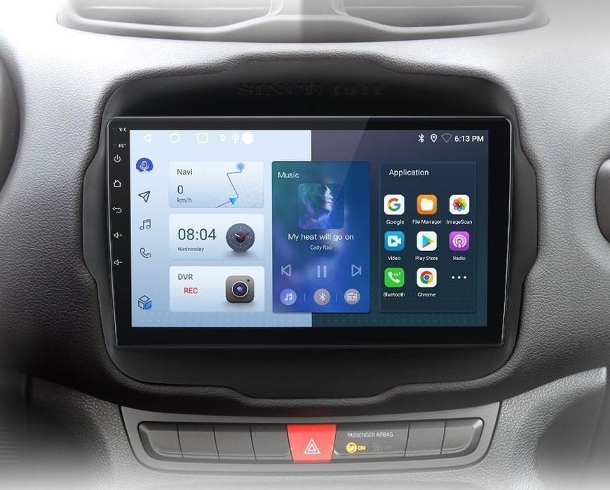 Nowość! Radio Nawigacja Jeep Renegade 2016 - 2020 Android 6GB 128GB
