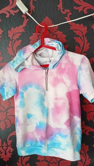 Bluzka krótki rękaw kolorowa