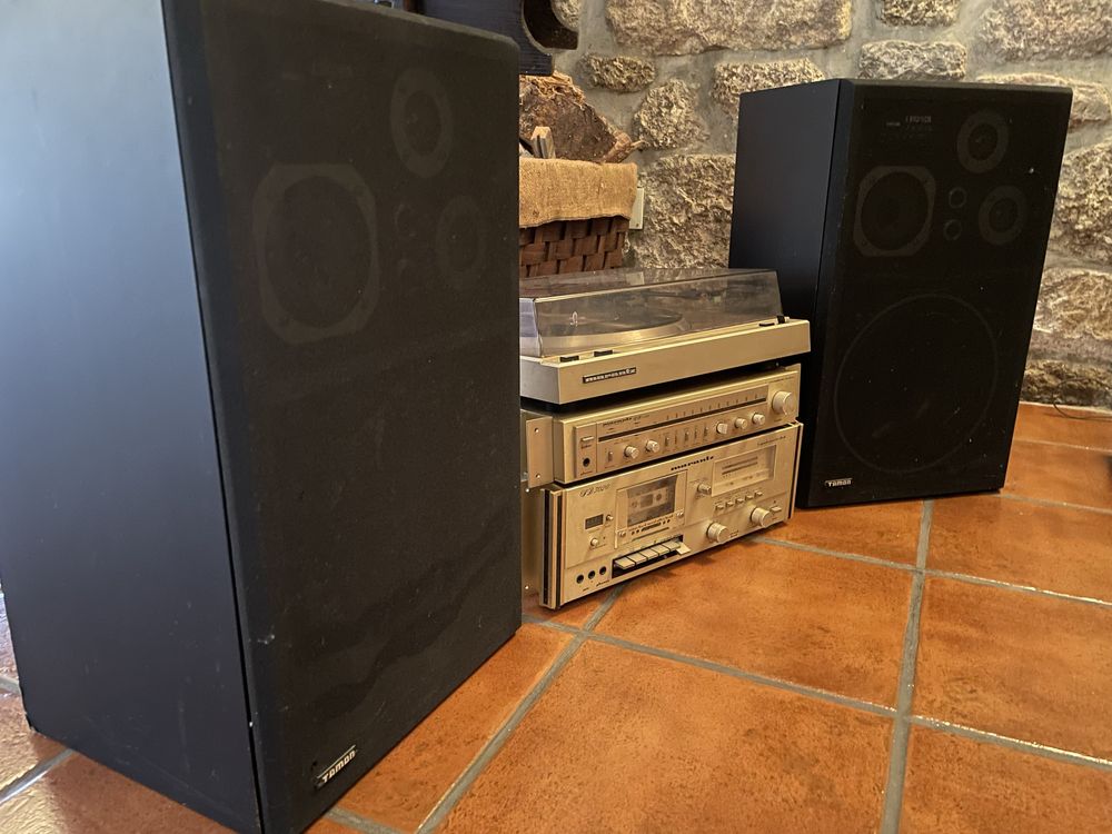 Conjunto Marantz + colunas Tamon