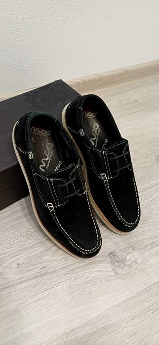 Мужские замшевые мокасины, 41 размер. Хорошее состояние