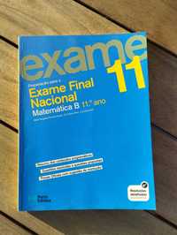 Livro Exame Matemática B - 11º Ano - Novo