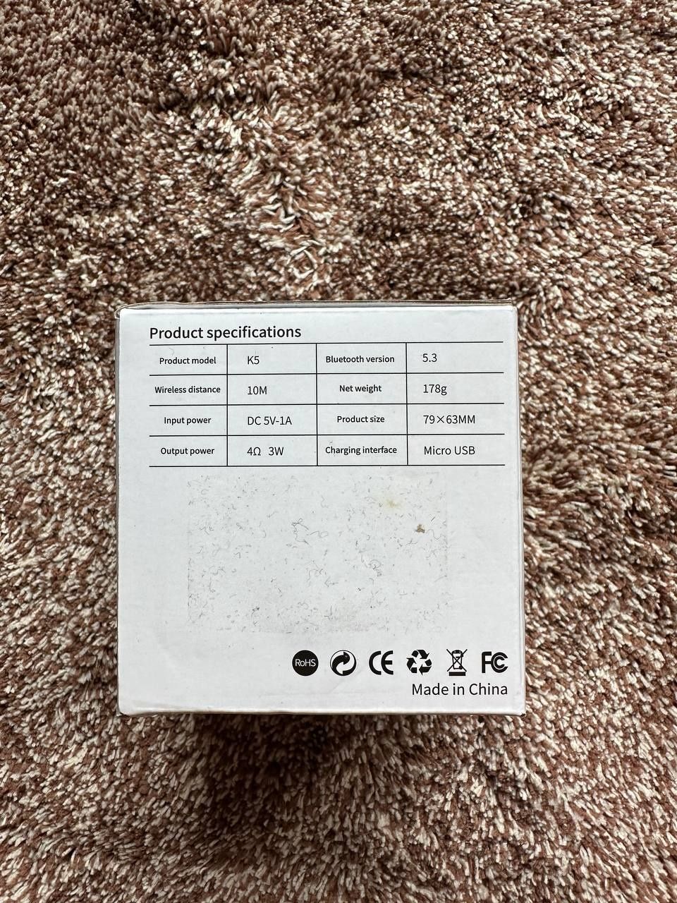 Портативна колонка k5 mini