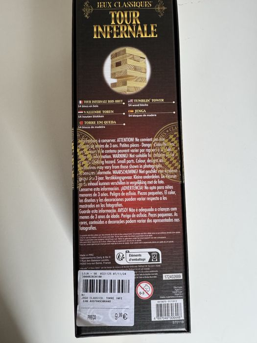 Jenga jogo classico Torre