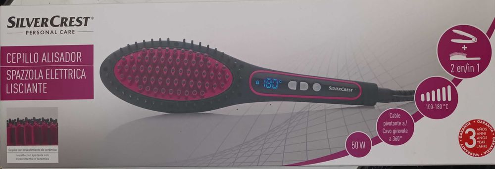 Escova de cabelo eléctrica