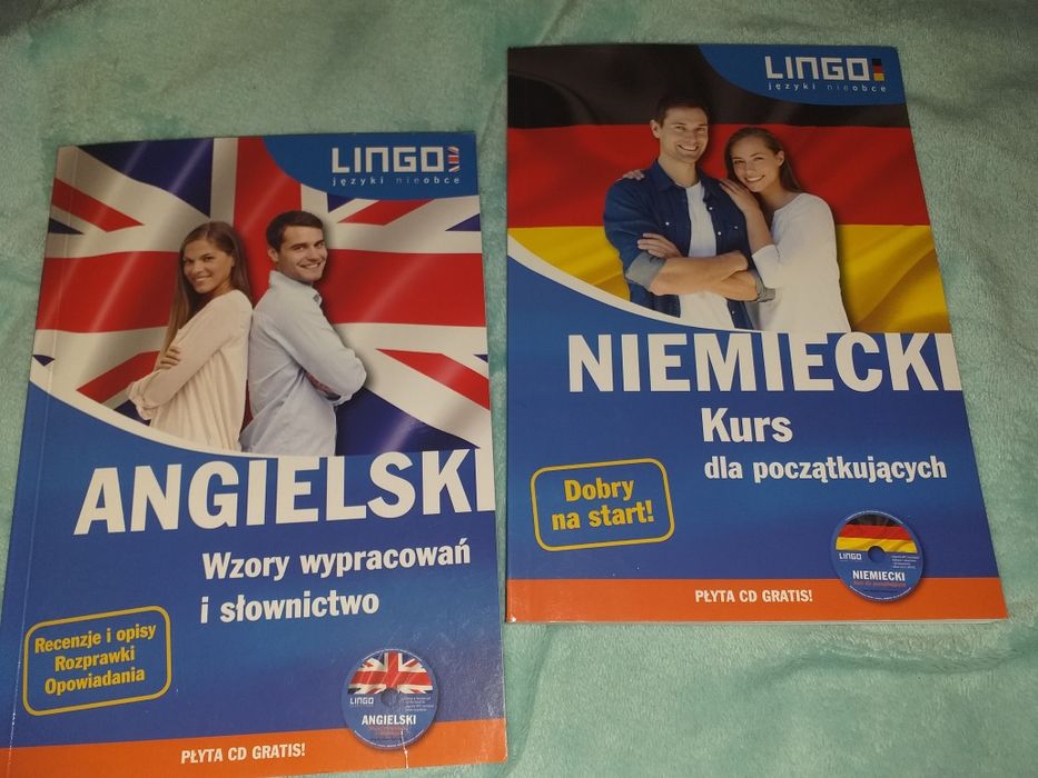 Książki angielski i niemiecki od podstaw.
