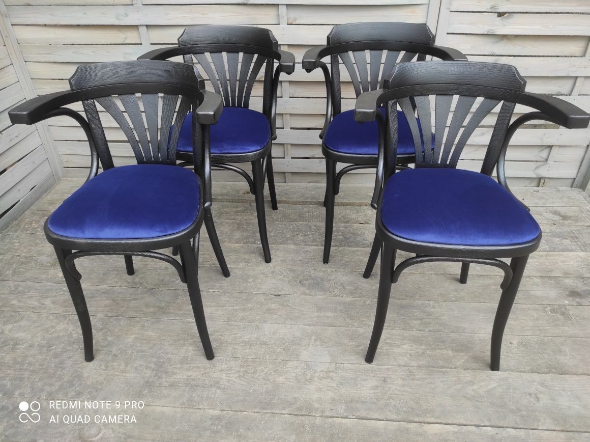 Krzesła fotel Thonet z podłokietnikiem czary Loft Vintage 50szt